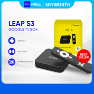 [HOT] Skyworth Google TV Box [LEAP-S3] 2G＋16G 4K Ultra HD Google Software w/ Android 11 LAN Dual Ban