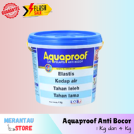 Aquaproof Cat Pelapis Anti Bocor Anti Rembes Cat Tembok Eksterior 1kg 4Kg Aqua Proof Abu Clear Putih