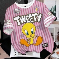 [Children All-Match] Cartoon Tweety Bird Printed 3D Short-Sleeved T-Shirt Unisex Summer 2026