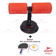 Alat bantu olahraga penahan yoga gym rumah Sit up stand holder LX022-1 - Merah+PingPong