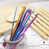 Aluminium Crochet Hooks 2.5mm 4/0（purple） 现货铝钩针 2.5mm 4/0 （紫色）