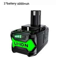 BATTOOL 6.0Ah/9.0Ah 18V Lithium Replacement  Ryobi P108 ONE Plus P102 P103 P104 P107 P117 Cordless T