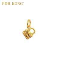 POH KONG 916/22K Yellow Gold Flap Handbag Pendant