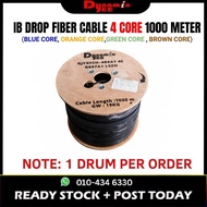 FTTH 4 Core Outdoor IB Drop Fiber Cable 1000m (FRP)GJYXFCH-4B6A1 G657A1 IB20