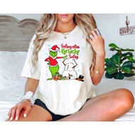 Feeling Extra Grinchy Today, Funny Grinch Christmas Shirt, Christmas Shirts for Women, Christmas Gif
