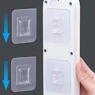 1/3/4/5pcs Set Transparent Adhesive Hooks, No Drilling Required, Bathroom Decor And Accessories, Bat