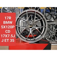 新 New Sport Rim 17 Inch 5X120 BMW RM1980 4PC RIM E46 F30 E90 F10 X1 (KEMA BELI 2KALI 1PAY 2PC 1BOX P