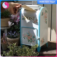 Dolity Standing Mailbox Parcel Drop Box Lockable Post Newspaper Magazines Box Postbox Package Delive