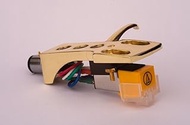 Gold plated Headshell, mount, cartridge and stylus, needle for CEC CN112, CN225, CN234, BA300, BD202