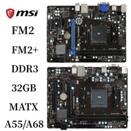 Used MSI A68HM-E33 V2 A55M-E33 A88XM-E35 A58 68HM-P33 V2 Motherboards, FM2 FM2+ Desktop Motherboards
