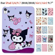 For iPad 5 6 Air 2 9.7 2017 2018 Fashion Cute Cartoon Stitch Case iPad 5th 6th Gen Air 2 9.7''A1822 