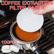 LAHOME 51mm Coffee Filter Paper Natural Unbleached Disposable Round Moka Pot Coffee Dripper Accessor
