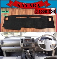 พรมปูคอนโซลหน้ารถ สีดำ นิสสัน นาวาร่า Nissan Navara ปี 2008-2013 พรมคอนโซล พรม