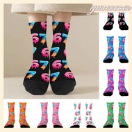 YACEOOCER 67 Meme Ice Cream Socks, Breathable Cotton 67 Meme Crew Long Socks, Funny Lightweight Warm