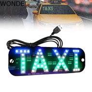 WONDE Color Changing Taxi Light, Flexible Light Strip USB Powered RGB LED Taxi Light, Indicator Lamp