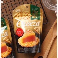 ✎☽ Japan Glico Nama Cheese No Cheeza Cheddar Biscuits 40g