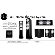 Mission ZX5 C1 Flagship 5.1 Home Theater Speaker Package