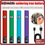 LIZMON Mini Soldering Iron Kit, Battery Set Heat Device Adjustable Voltage Electric Soldering Iron, 