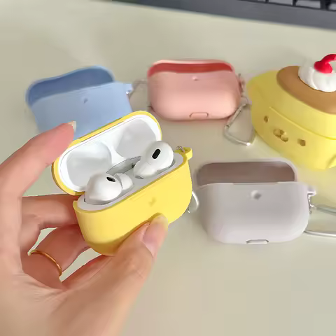 Silicone Earphone Cases For Airpods 4 /2 Airpods 3 Case Headphones Case Protective Case For Apple Ai