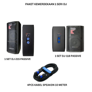 Paket Speaker Soundsystem Speker Subwoofer AudioONE Monitor Outdor Son System lapangan pasif DJ Seri