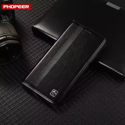 For Cubot Max 3 5 Luxury Genuine Leather Skin Case for Cubot X70 X90 P80 NFC P60 P50 NOTE 40 50 Flip