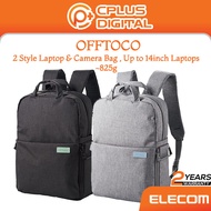 ELECOM OFFTOCO 2-Style Laptop & Camera Backpack 14 inch Laptop/ Travel/ School/ L size
