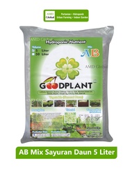 AB Mix Nutrisi Hidroponik Sayur / Sayuran Daun Goodplant 5 Liter