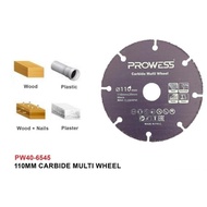 PROWESS CARBIDE MULTI WHEEL 4" 110MM (WOOD / WOOD NAIL / PLASTICS / PLASTER)