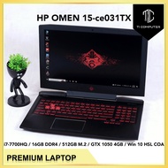 HP OMEN 15-ce031TX Intel Core i7-7700HQ 16GB DDR4 RAM 512GB M.2 SSD GTX1050 4GB Refurbished Gaming L