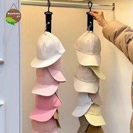 Nebaby Baseball Cap Storage Organizer With Eight Clips Wall Mounted Cap Holder Closet Storage Organi