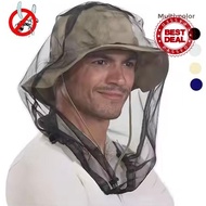 Summer Outdoor Fishing Camping Net Mosquito Hat Mosquito Head Net Hat With Drawstring For L4c8