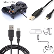 [lightoverflow] Black micro usb charging data cable cord for playstation 4 ps4 controller
 [SG]