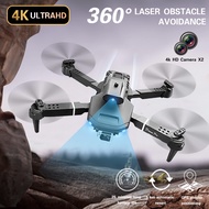 Drone K6 4K DUAL Camera 6000P 360° HD WIFI FPV RC Drones CAMERA DRONE folding drone quadcopter