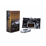 Tarmac Works 1: Koenigsegg CC850 White64 with Trading Card New