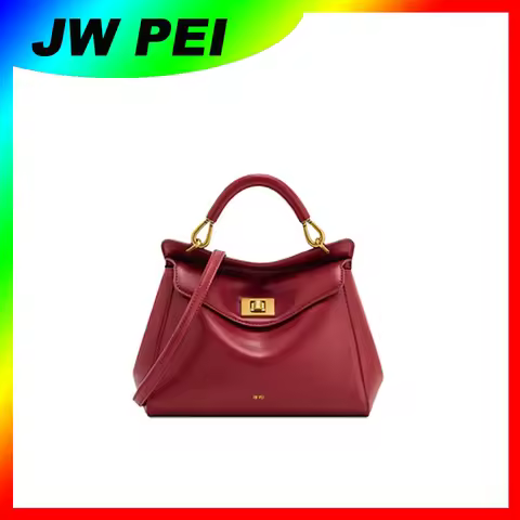 JW PEI 2026 Pillow Bag with Lock Clasp Women's Small Handbag Work Commute Shoulder Bag Crossbody Des