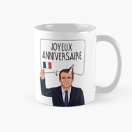 Emmanuel Macron Joyeux Anniversary Coffee Mug