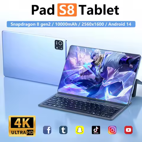 Global Version Tablets Xioami S8 Pro 11 inch 4K HD Original Tablet 5G Wifi Android PC MI Tablets Goo