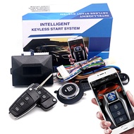 สัญญาณกันขโมยรถยนต์พร้อม Autostart Push One ปุ่ม Auto Start Stop Keyless Entry System สมาร์ทคีย์รีโม
