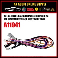 (FOR 16 INCH HAITES ANDROID PLAYER ) A2 /A3 Toyota Alphard / Vellfire 2008-2023 Jbl system interface
