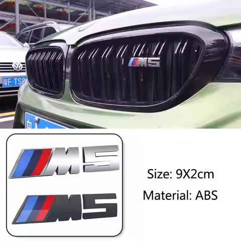 3D Metal Logo M Sticker Letters ABS Emblem For BMW M X1 X2 X3 X4 X5 X6 F48 G01 E84 E83 F39 F10 F30 G