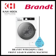 BRANDT WFB124QWA 12KG FRONT LOAD WASHING MACHINE + 2 YEARS WARRANTY
