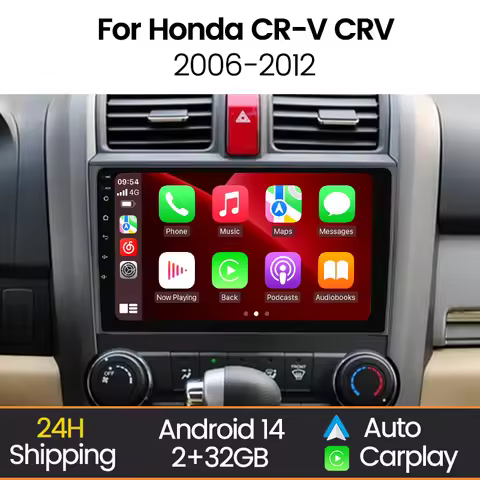 MEKEDE Android Auto Carplay Car Radio For Honda CR-V 3 RE CRV 2006-2012 Car Multimedia Video Player 