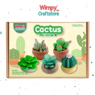 Wimpy DIY Cactus Polymer Clay Craft Kit Cactus Plant Craft