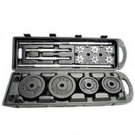 Dumbbell Cat Bakar Kecergasan Dan Peralatan Sukan Gabungan Barbel Angkat Berat Set 50kg Cat Bakar Du