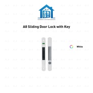 ⟬aga.alumglass⟭ A8 Sliding Door Lock with key for Aluminuim 25mm 32mm