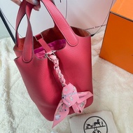 愛馬仕 Hermes菜籃子 Y刻 TC皮 picotin 18 手提包