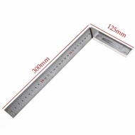 Combo of 2 30cm Square Ruler - 45 Degree Square Corner Ruler for Carpenters, Mechanics, and Construc