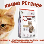 [EXPEDISI] Makanan Kucing CATSRANG ALL STAGE Cat Food Freshpack 20 kg