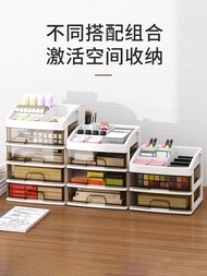 Desktop Storage Box Drawer Table Stationery Office Miscellaneous Items Sorting Box Cabinet Dressing 