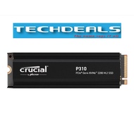 Crucial P310 1TB PCIe Gen4 NVMe 2280 M.2 SSD with heatsink 1TB/2TB/4TB